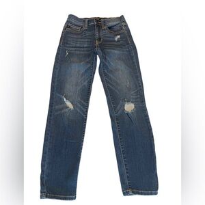 Judy Blue Jeans Distressed Blue Denim Womens Size 3/26